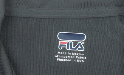 Fila Women’s Black Full Zip Raglan Sleeve Sweatshirt L