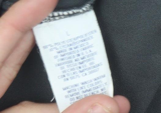 Fila Women’s Black Full Zip Raglan Sleeve Sweatshirt L