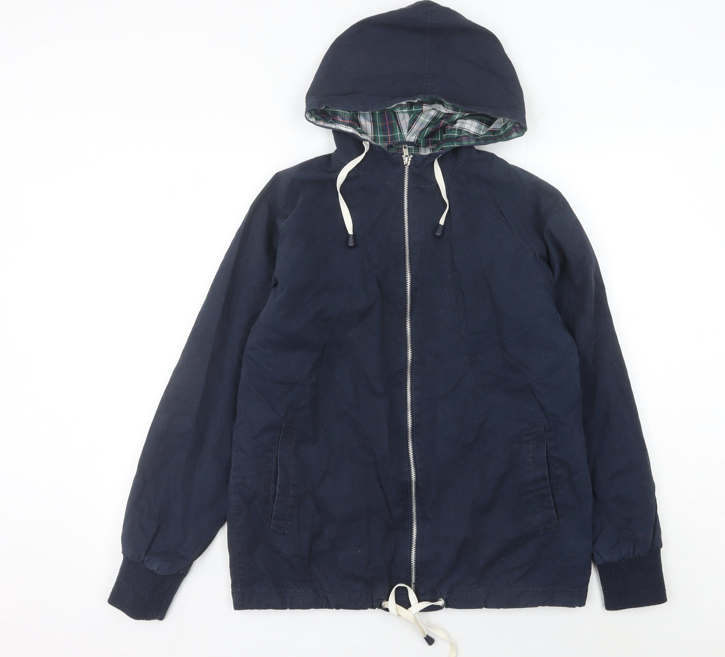 Mens UK Size S POP Blue Windbreaker Coat
