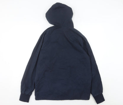 Mens UK Size S POP Blue Windbreaker Coat