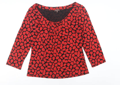 Womens UK Size 14 Phase Eight Red Basic Blouse