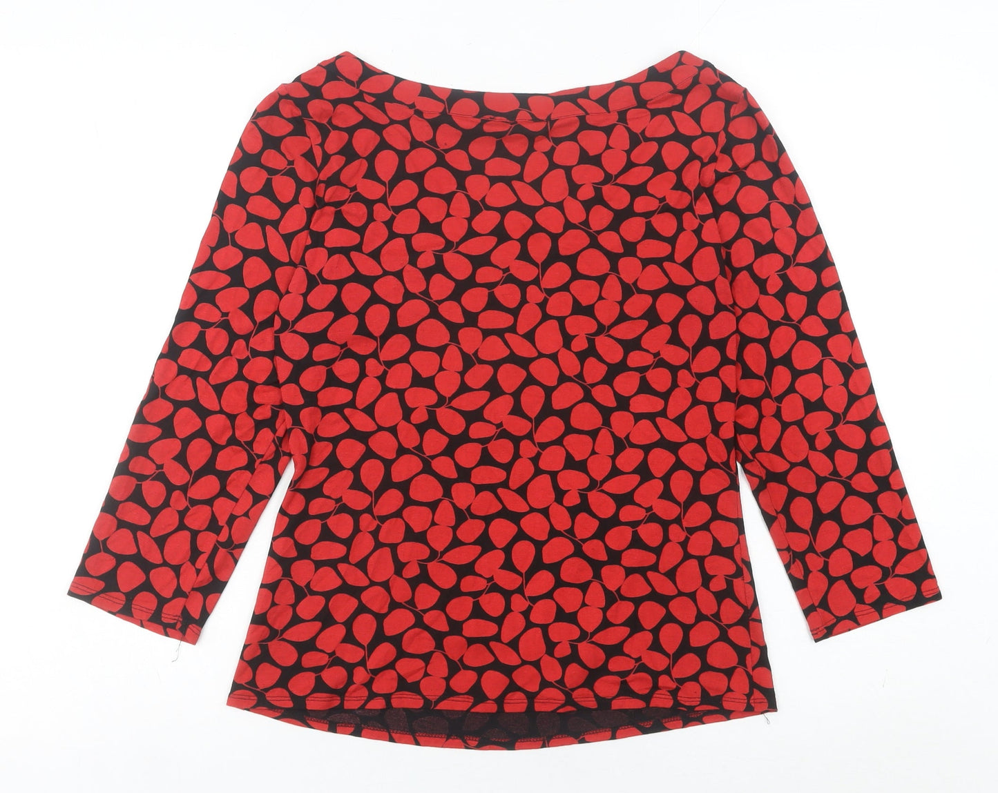 Womens UK Size 14 Phase Eight Red Basic Blouse