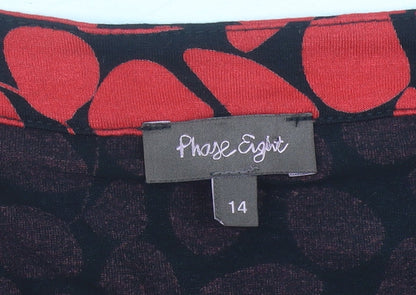 Womens UK Size 14 Phase Eight Red Basic Blouse