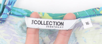 Womens UK Size 16 Debenhams Multicoloured Camisole Tank