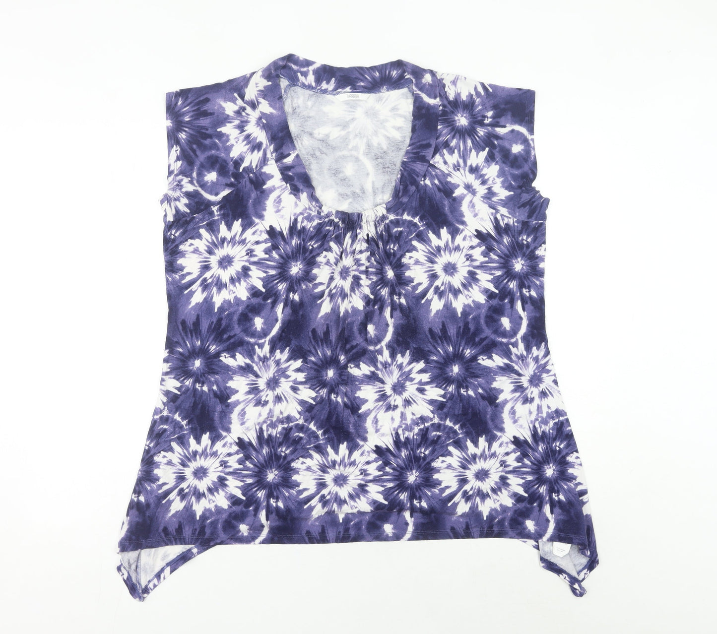 Womens UK Size 20 Marks and Spencer Purple Tunic Blouse