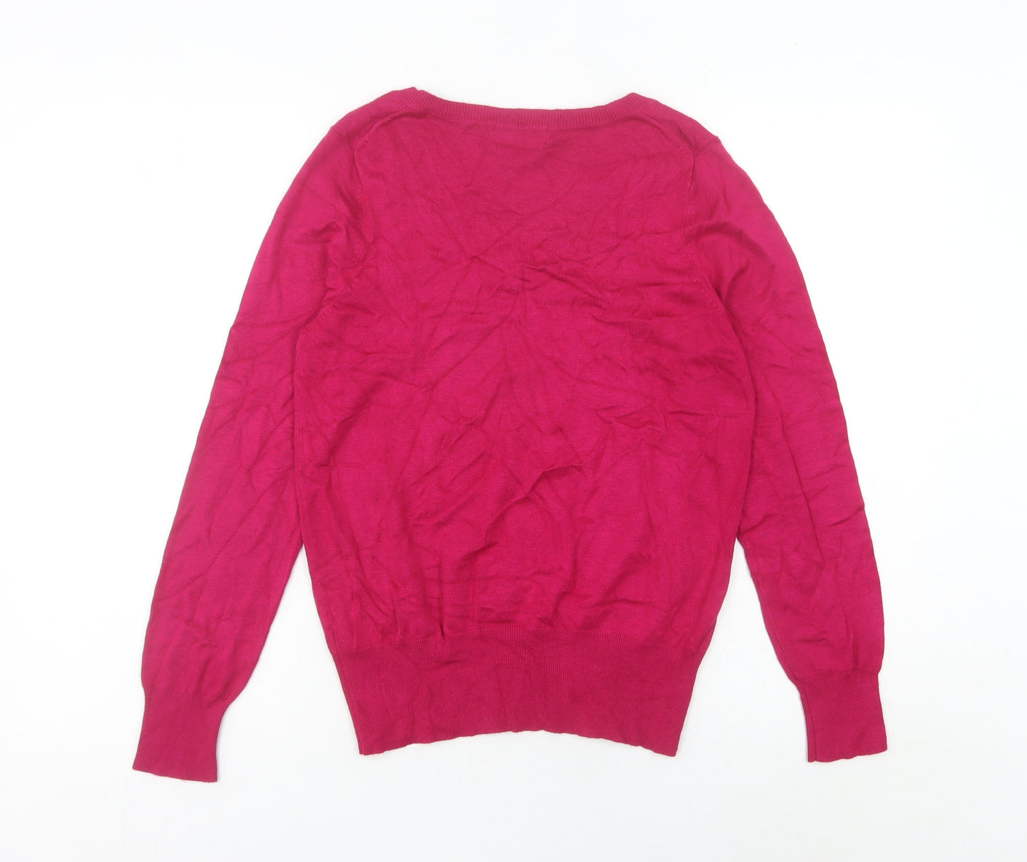 Womens UK Size 12 Marks and Spencer Pink Pullover Jumper