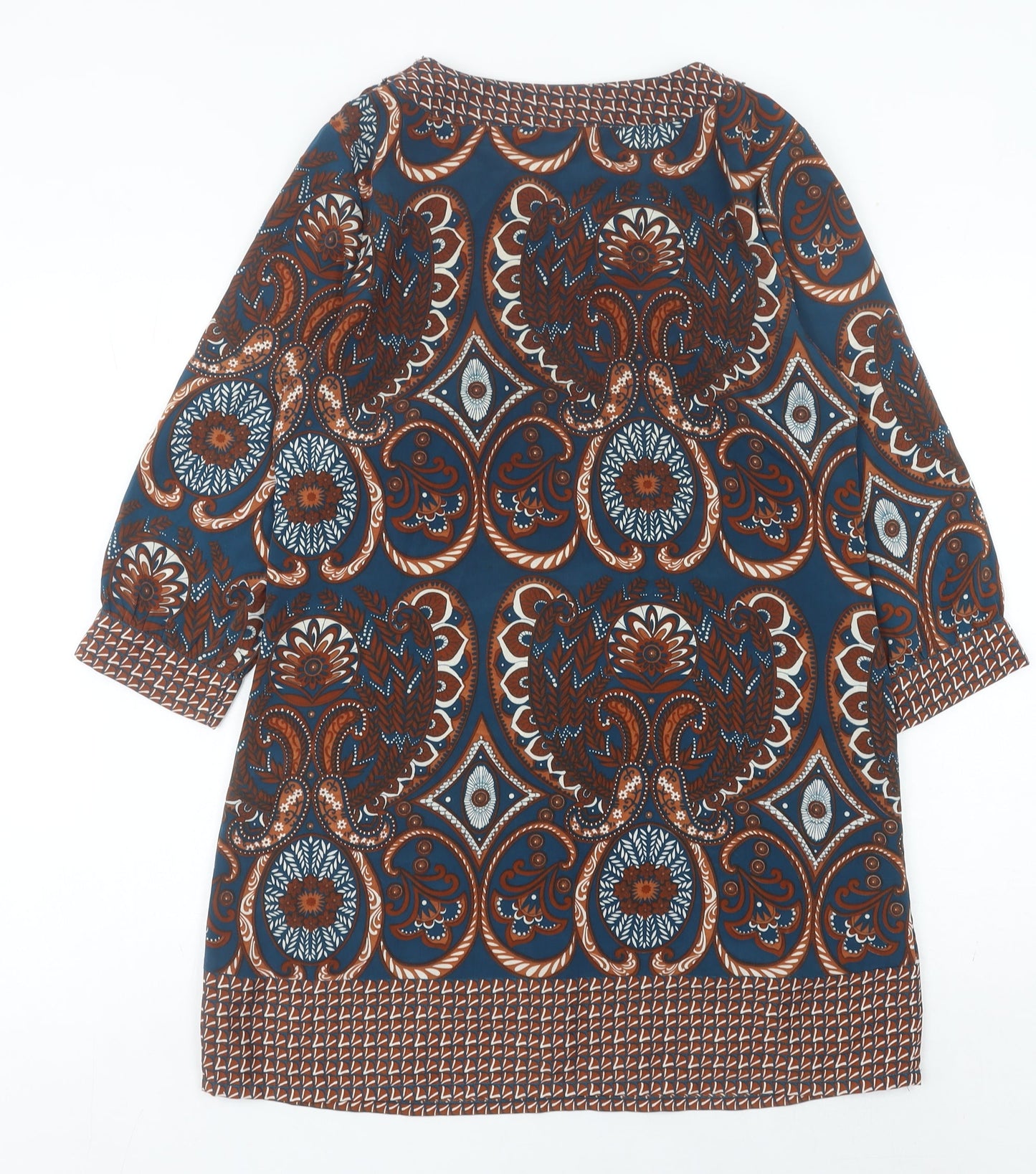 Papaya Women’s Multicoloured Paisley Shift Dress Size 14