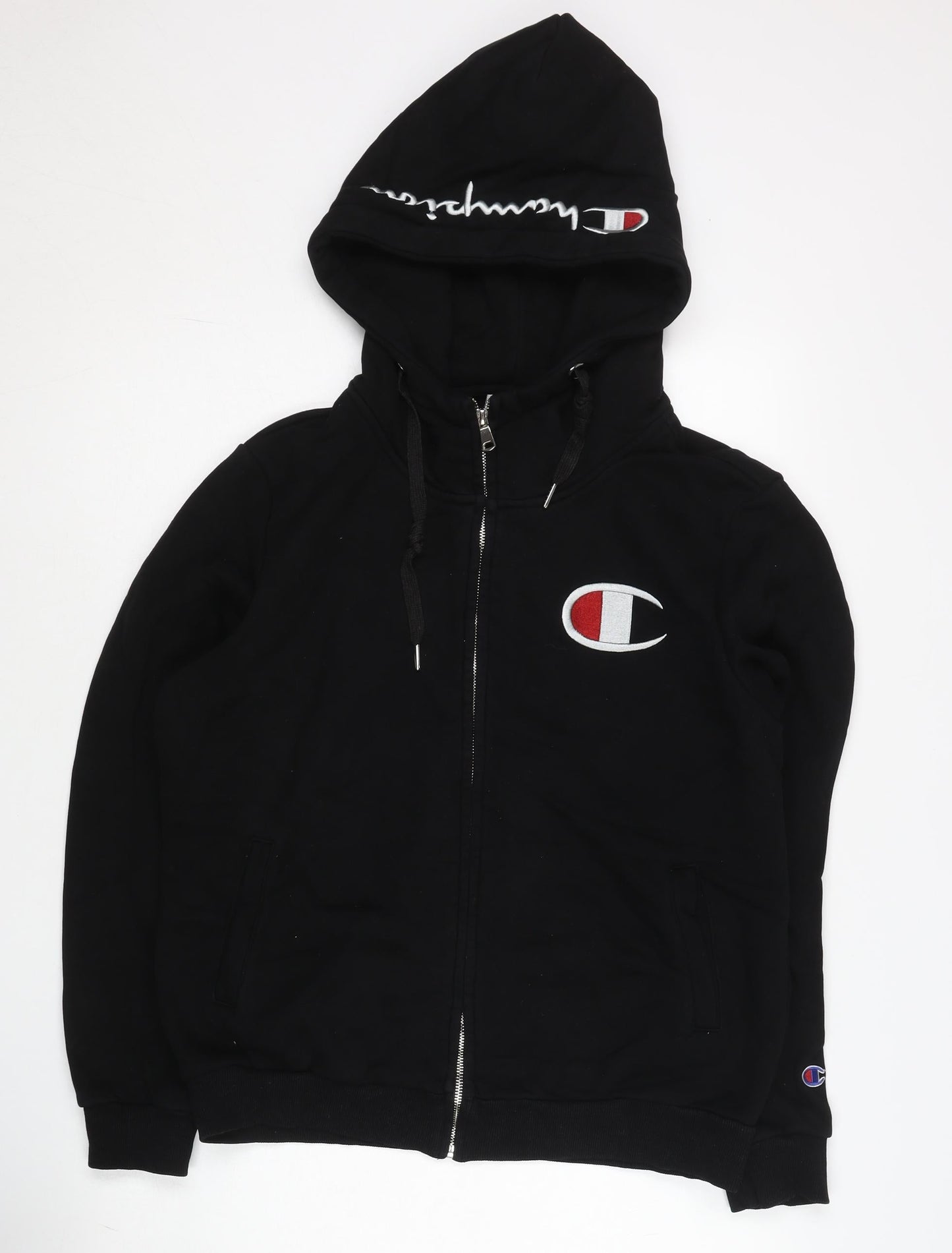 Champion Women’s Black 2XL Full Zip Hoodie Fleece Sportswear