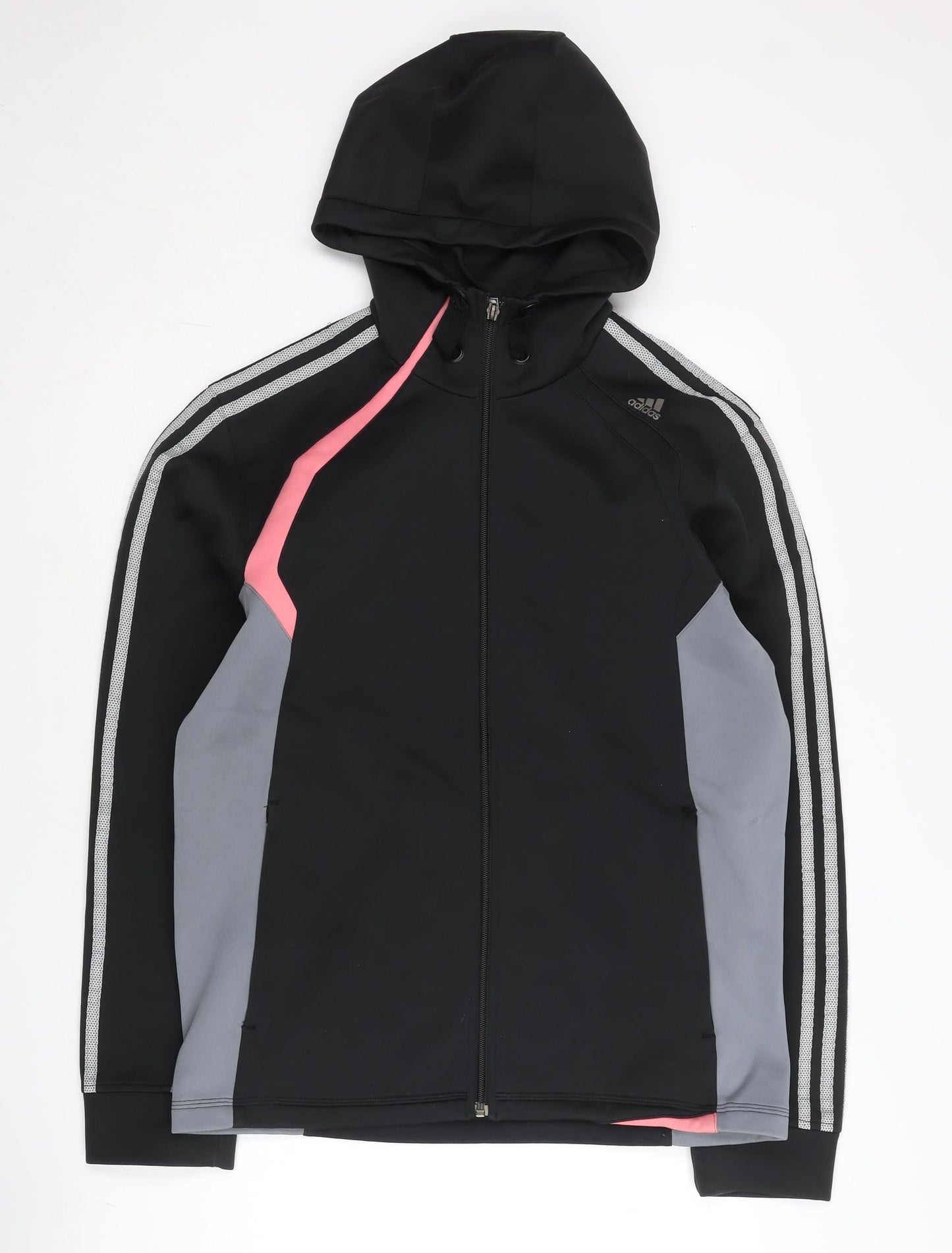 Adidas Men's Black M Track Jacket Hooded Softshell Sportswear