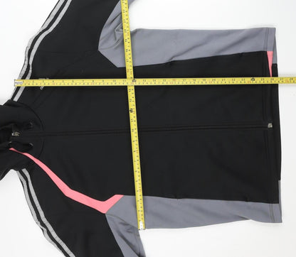 Adidas Men's Black M Track Jacket Hooded Softshell Sportswear