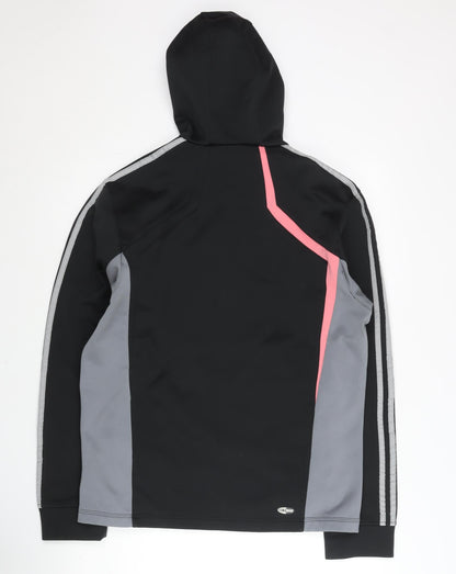 Adidas Men's Black M Track Jacket Hooded Softshell Sportswear