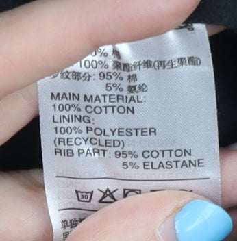 Adidas Men's Black Corduroy Bomber Jacket M Casual Sportswear