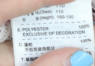 Nike Men's XL Red White Windbreaker Jacket Hooded Polyester