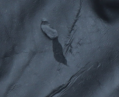 Aape Men's Black XL Parka Jacket with Hood and Logo Detail