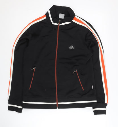 PEAK Womens Black XS Track Jacket Full Zip Colourblock Sportswear