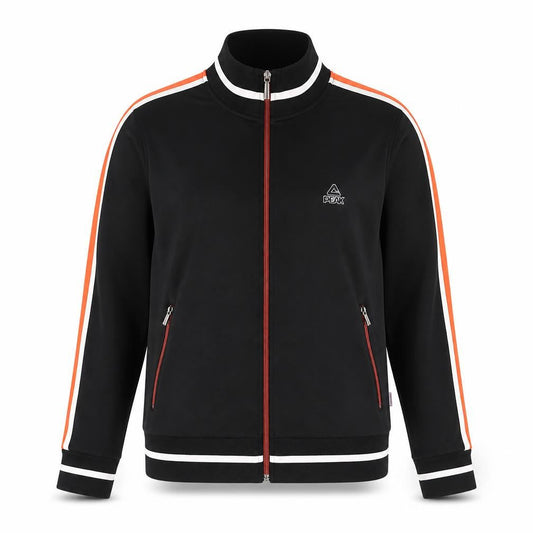 PEAK Womens Black XS Track Jacket Full Zip Colourblock Sportswear