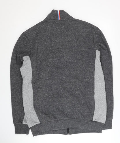 Le Coq Sportif Men’s Grey L Track Jacket Full Zip Sportswear
