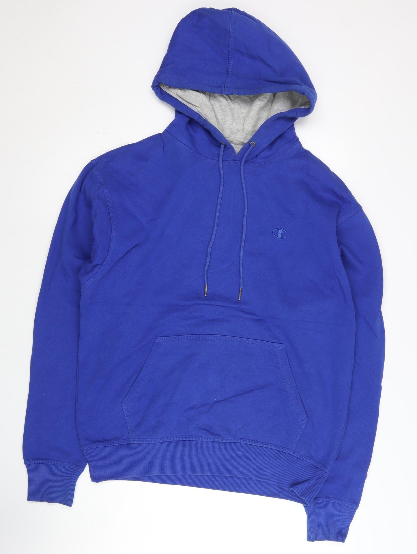 Mens UK Size M Champion Blue Pullover Hoodie