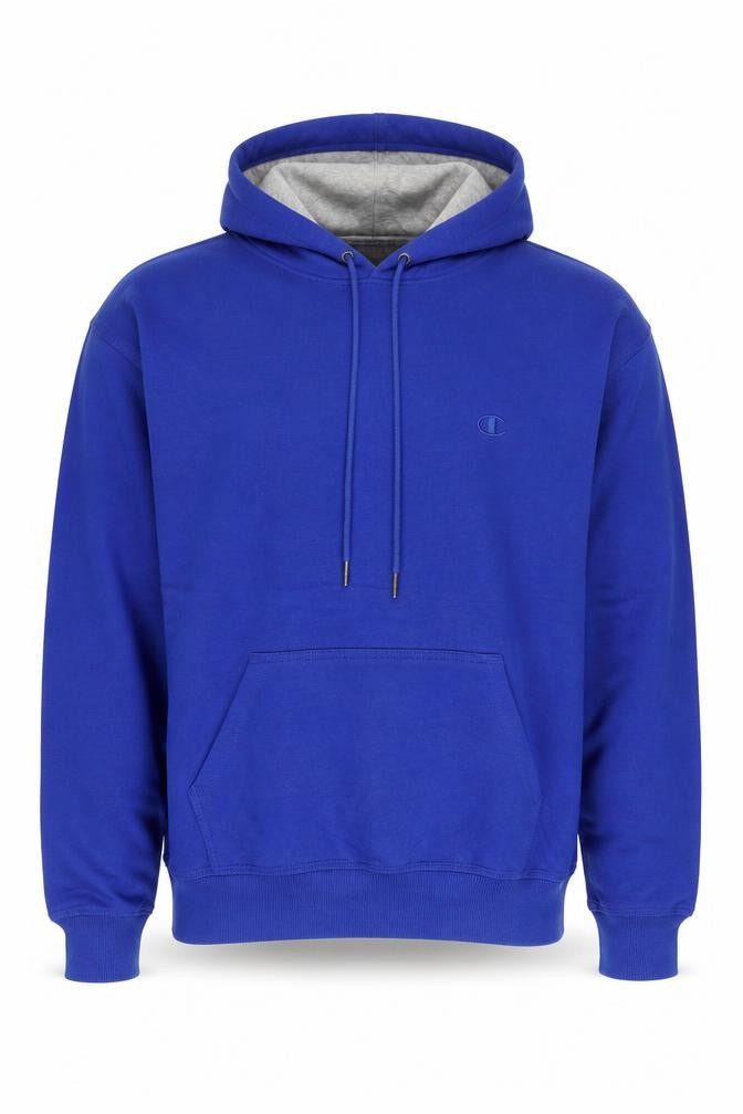 Mens UK Size M Champion Blue Pullover Hoodie