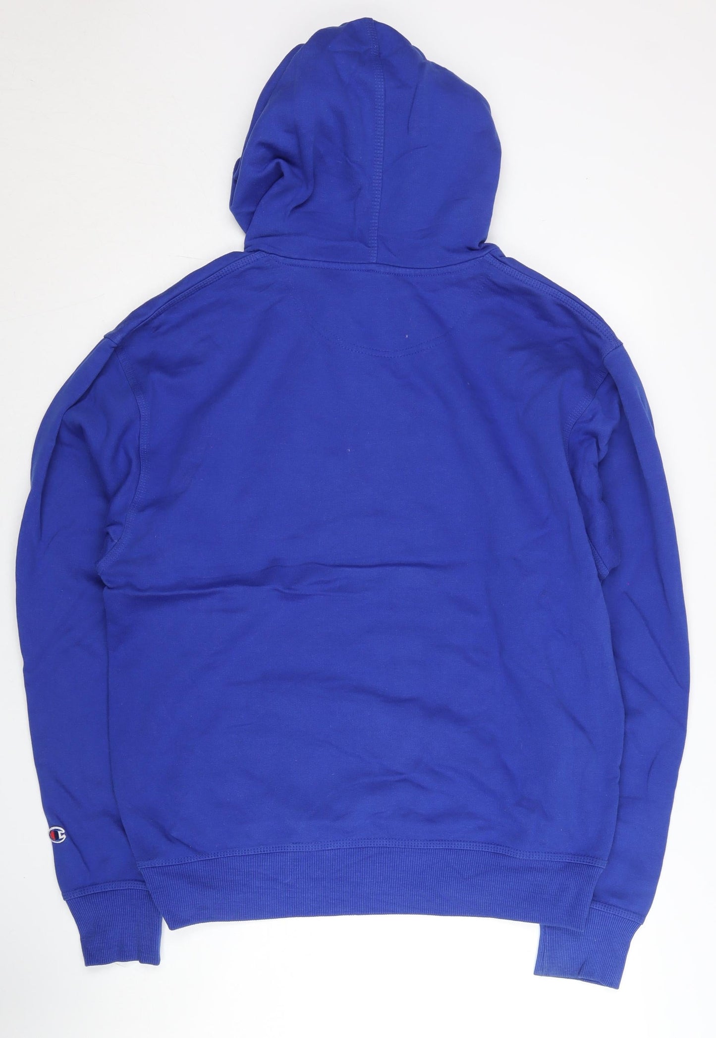 Mens UK Size M Champion Blue Pullover Hoodie