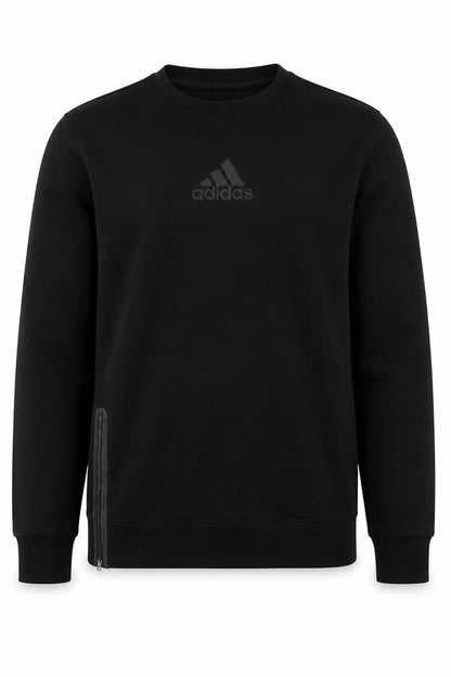 Mens UK Size M adidas Black Pullover Sweatshirt