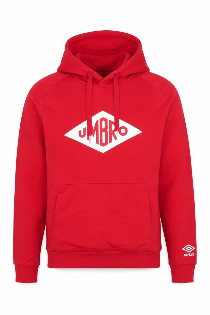 Mens UK Size XS Umbro Red Pullover Hoodie
