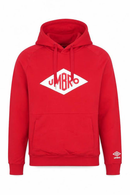 Mens UK Size XS Umbro Red Pullover Hoodie