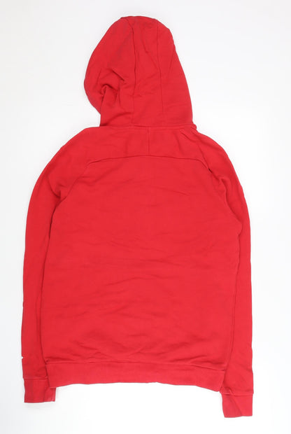 Umbro Men’s Red Pullover Hoodie XS Regular Fit Sports Jersey