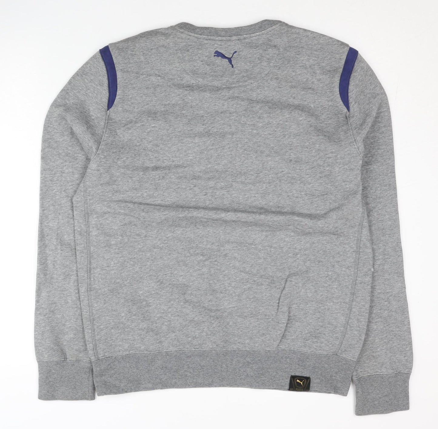 Mens UK Size L PUMA Grey Pullover Sweatshirt