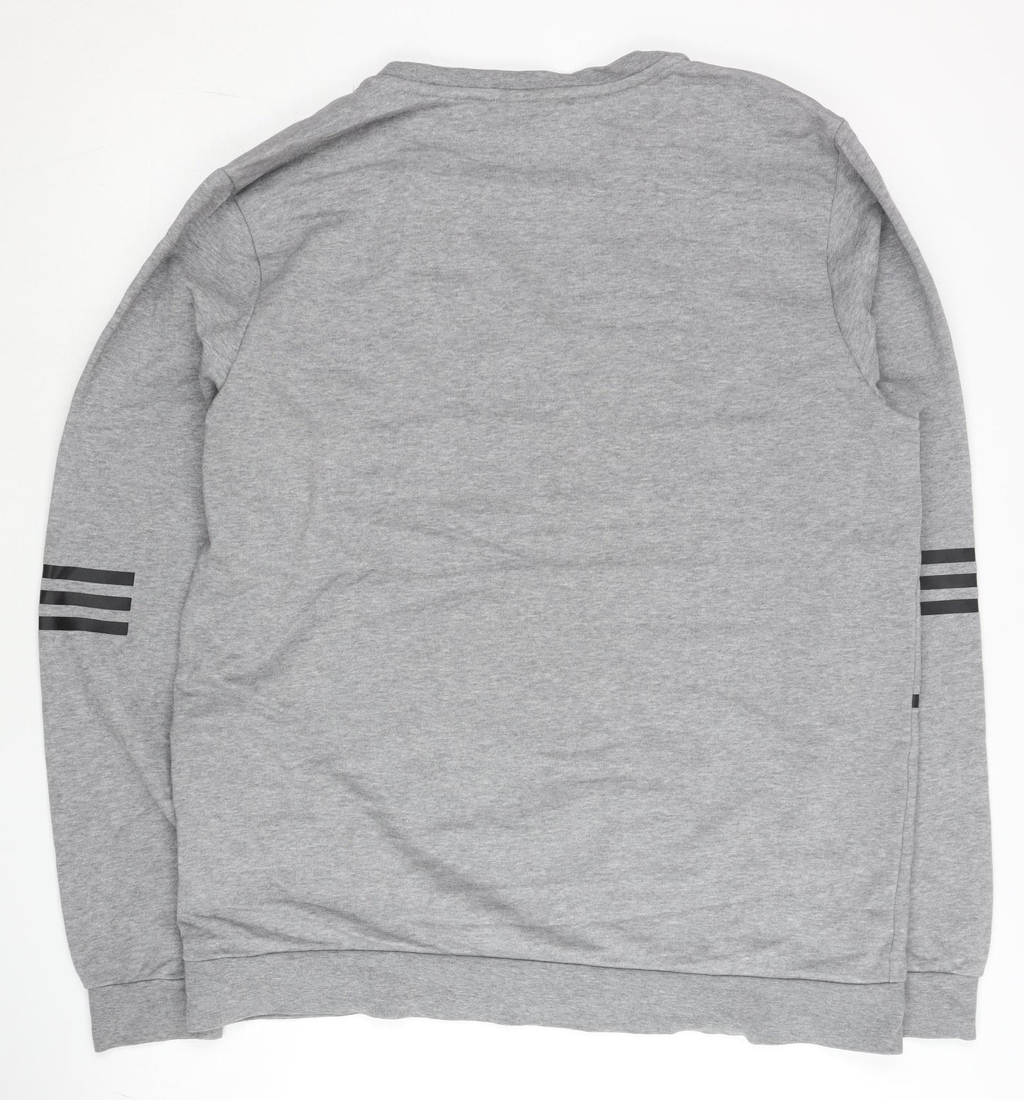 Mens UK Size L adidas Grey Pullover Sweatshirt