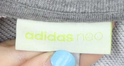 Mens UK Size L adidas Grey Pullover Sweatshirt