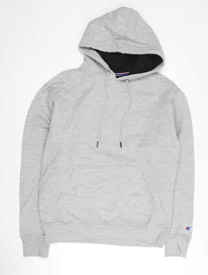 Mens UK Size M Champion Grey Pullover Hoodie