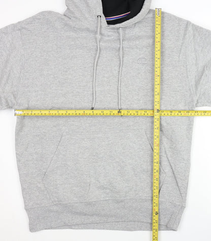Mens UK Size M Champion Grey Pullover Hoodie