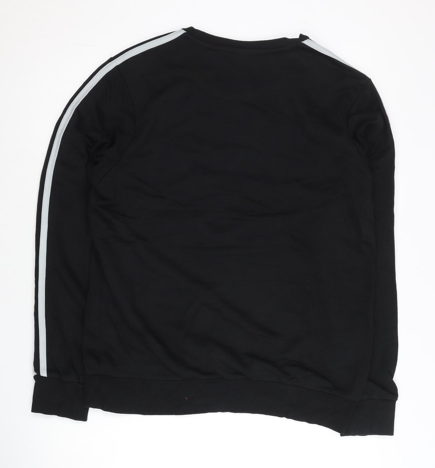 Adidas Men's Black M Pullover Sweatshirt Crew Neck Long Sleeve