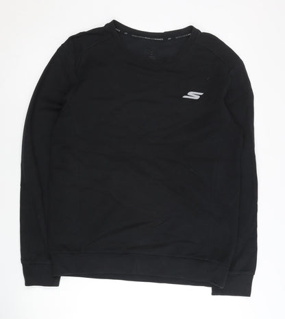 Mens UK Size M Skechers Black Pullover Sweatshirt