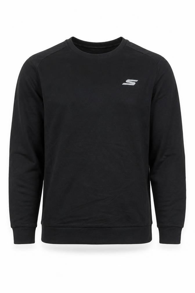 Mens UK Size M Skechers Black Pullover Sweatshirt