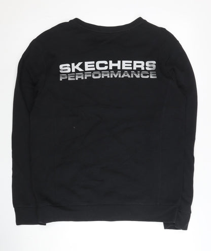 Mens UK Size M Skechers Black Pullover Sweatshirt