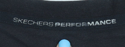 Mens UK Size M Skechers Black Pullover Sweatshirt
