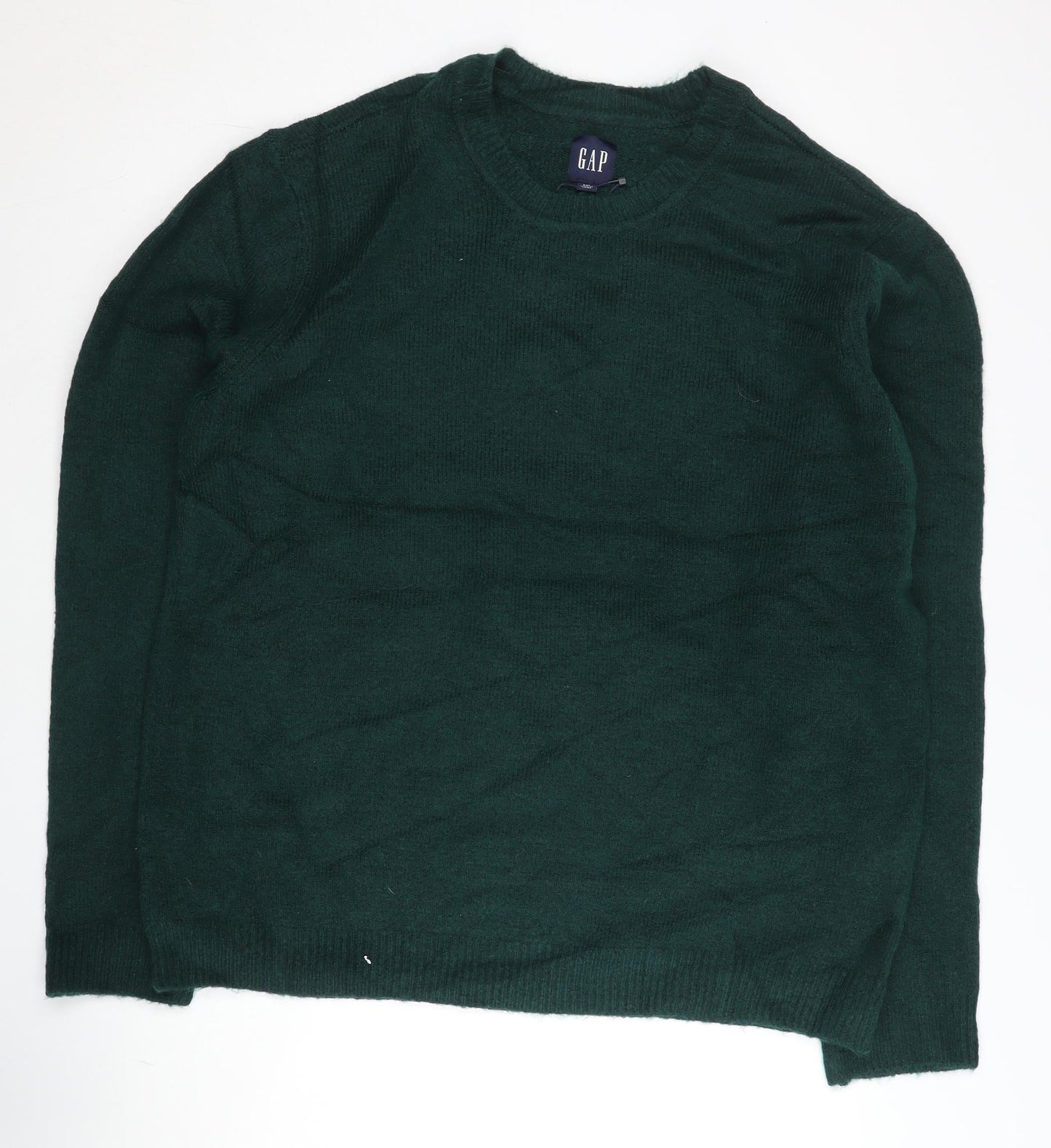 GAP Men's Green 2XL Crew Neck Pullover Jumper - Autumn Winter Casual Knitwear