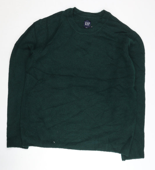 GAP Men's Green 2XL Crew Neck Pullover Jumper - Autumn Winter Casual Knitwear