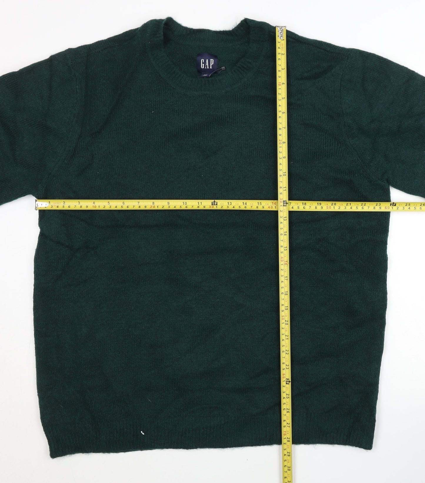 GAP Men's Green 2XL Crew Neck Pullover Jumper - Autumn Winter Casual Knitwear