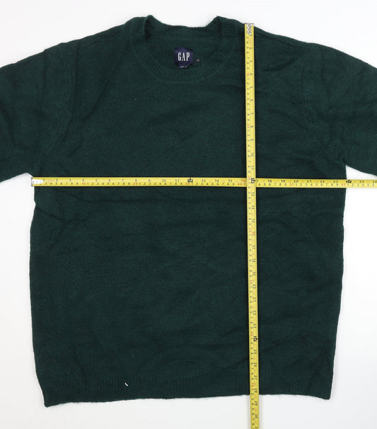 GAP Men's Green 2XL Crew Neck Pullover Jumper - Autumn Winter Casual Knitwear