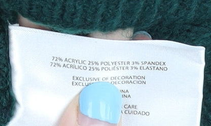 GAP Men's Green 2XL Crew Neck Pullover Jumper - Autumn Winter Casual Knitwear