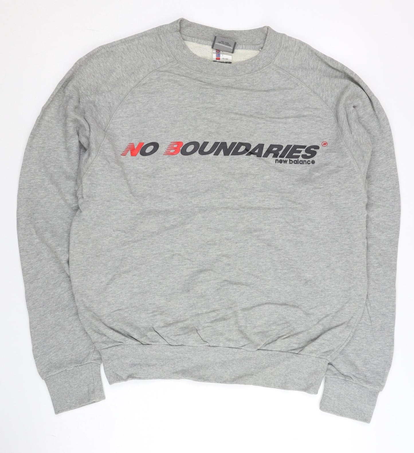 Mens UK Size S New Balance Grey Pullover Sweatshirt