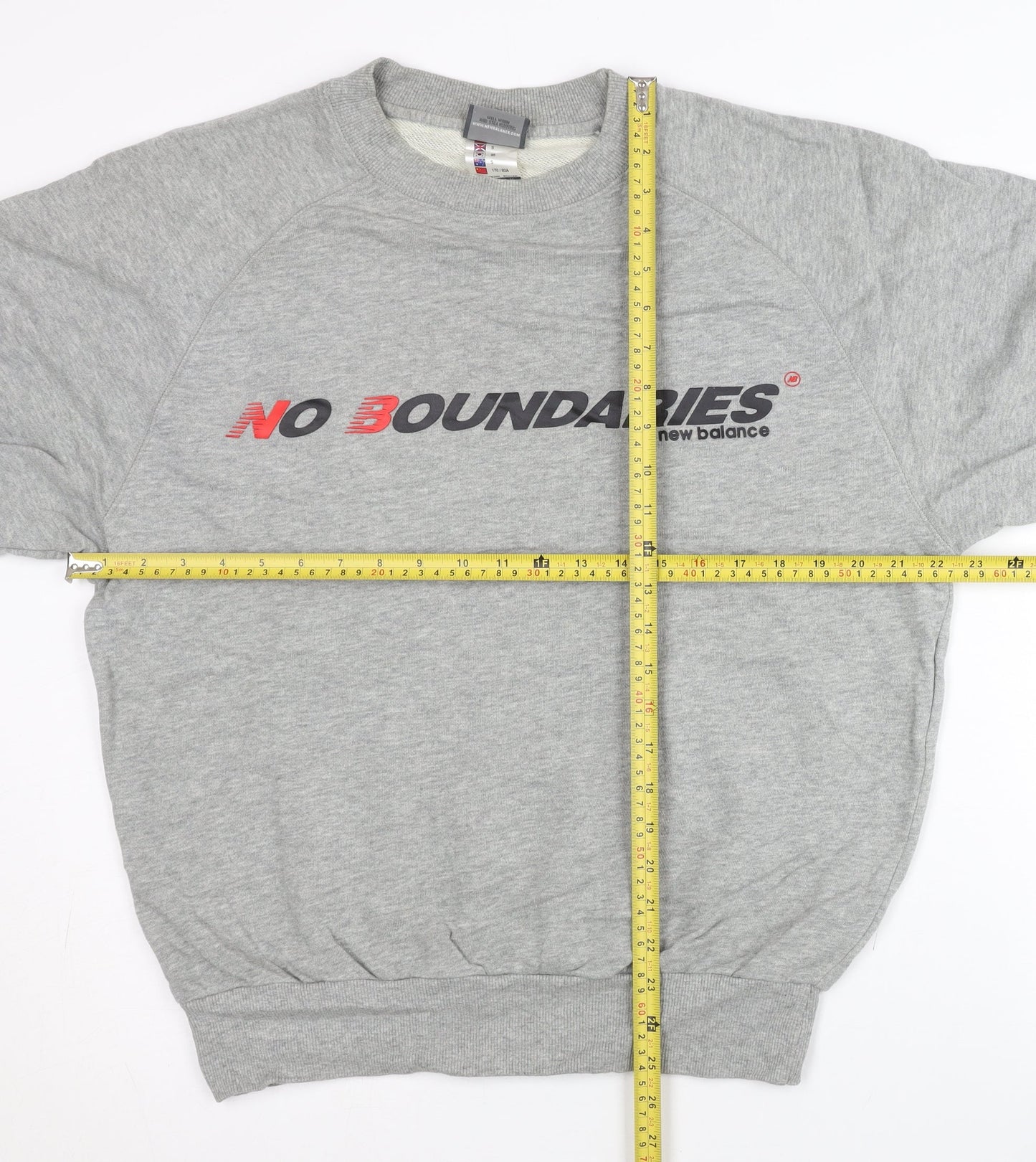 Mens UK Size S New Balance Grey Pullover Sweatshirt