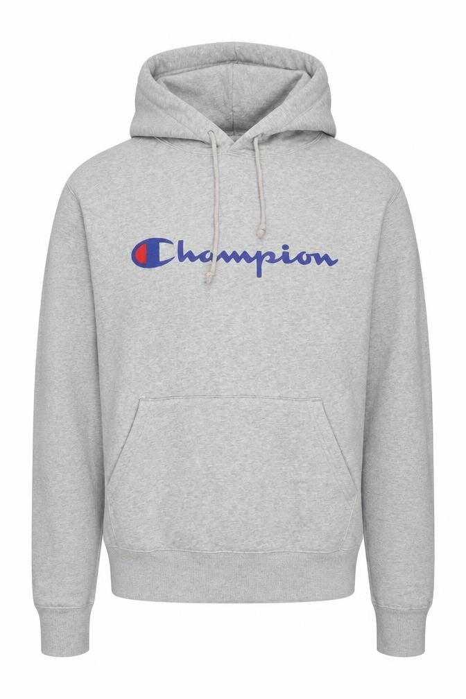 Mens UK Size L Champion Grey Pullover Hoodie