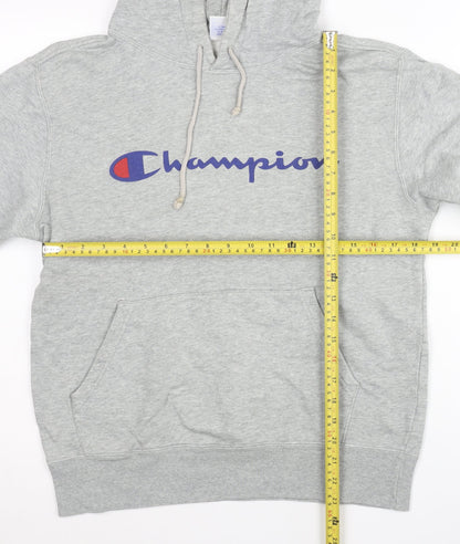 Mens UK Size L Champion Grey Pullover Hoodie