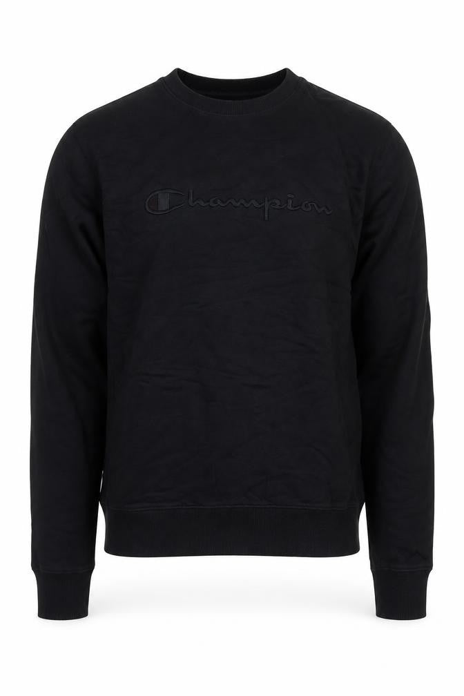 Mens UK Size XL Champion Black Pullover Sweatshirt