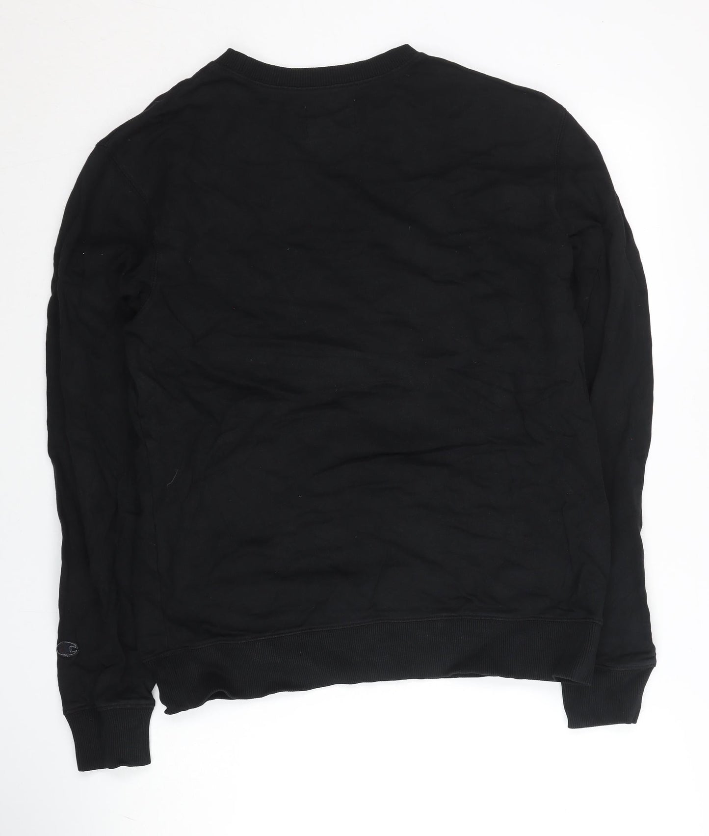Mens UK Size XL Champion Black Pullover Sweatshirt