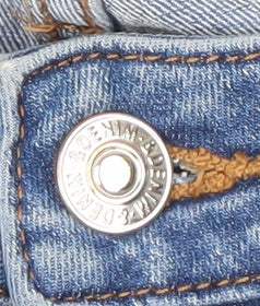 &Denim Women’s Blue High Waist Skinny Ankle Jeans Size 32